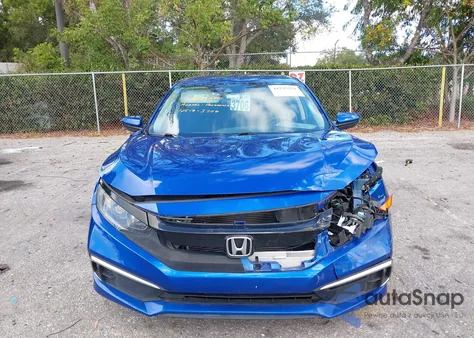 2020 Honda Civic Lx из США, поврежденный, VIN 19XFC2F65LE009264